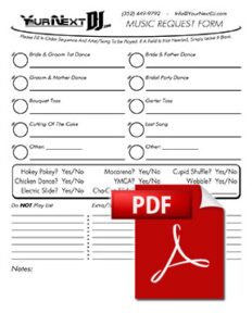 your next dj music request form